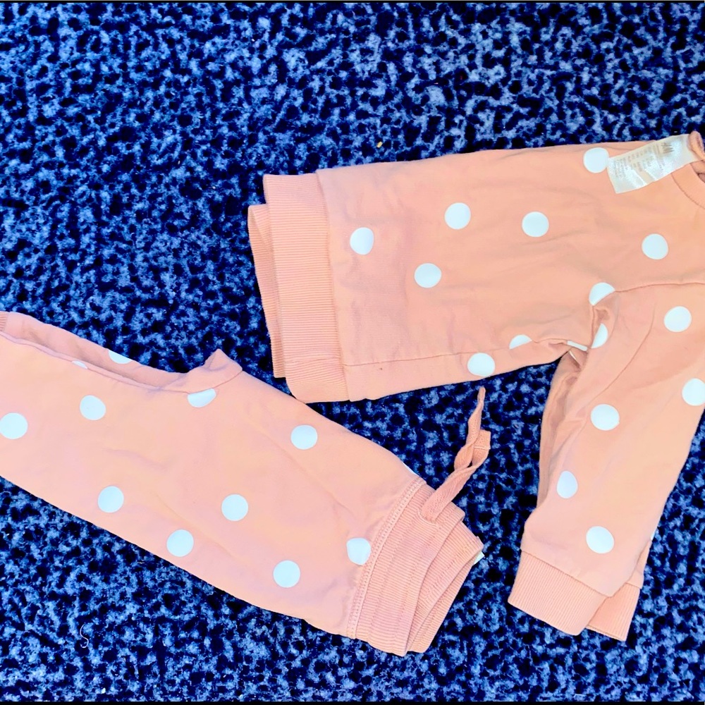 Baby girl sweat suit